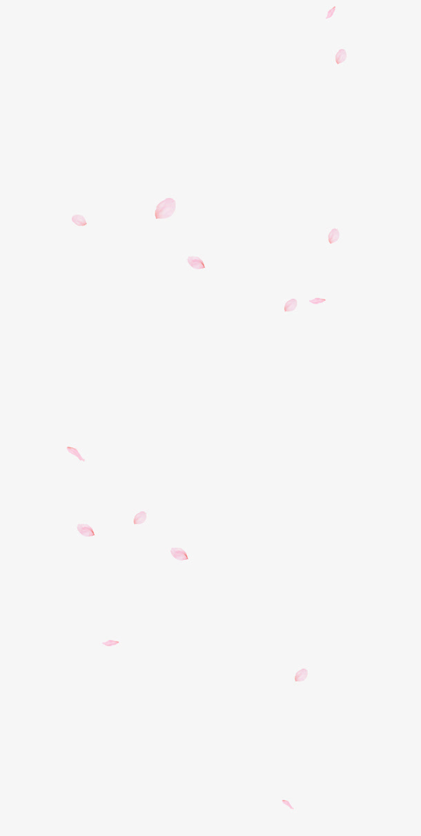 粉色花瓣漂浮素材免抠
