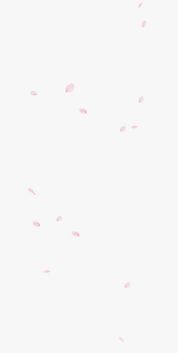 粉色花瓣漂浮素材免抠