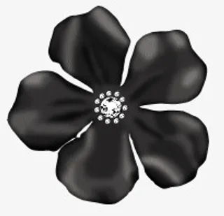 黑色花朵免抠
