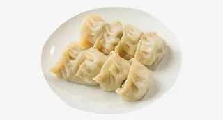 一份锅贴煎饺素材免抠