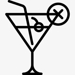 鸡尾酒图标免抠