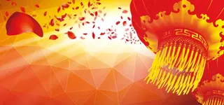 红色喜庆灯笼背景