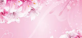 梦幻百合化妆品背景高清