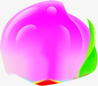 手绘粉色中国风年画免抠