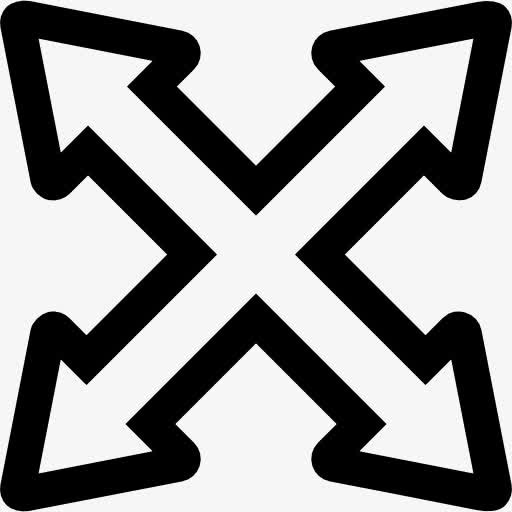 十字箭头图标免抠
