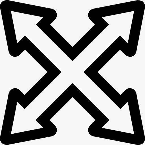 十字箭头图标免抠
