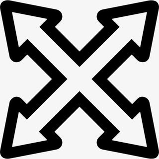 十字箭头图标免抠