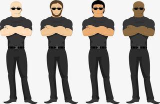 矢量图强壮的男人免抠
