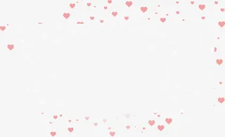 漂浮粉色爱心免抠