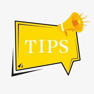 黄色小贴士提醒免抠