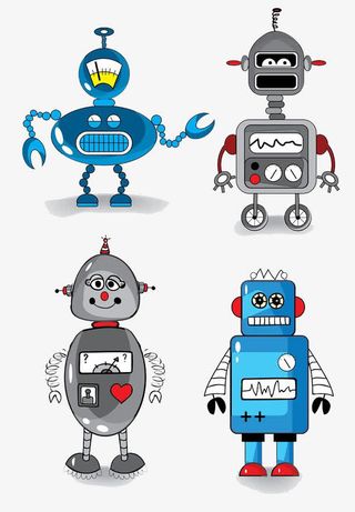 变化的机器人免抠