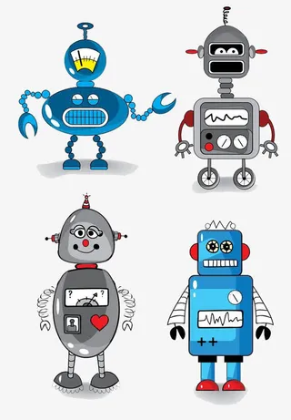 变化的机器人免抠