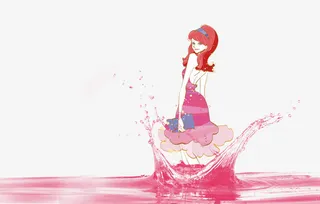 38女神节美女人物图免抠