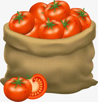 矢量西红柿免抠