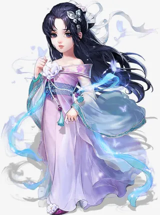 古风立绘人物女装造型免抠