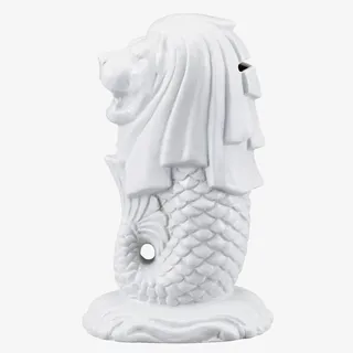 鱼尾狮雕刻免抠