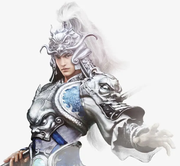 手绘赵云免抠