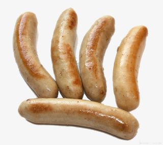 好吃浅黄色石烤肠免抠