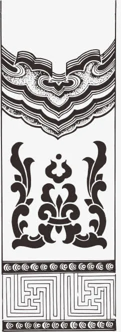 中国传统花纹免抠