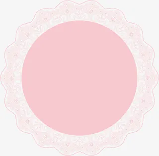 扁平风格创意元素高清蕾丝免抠