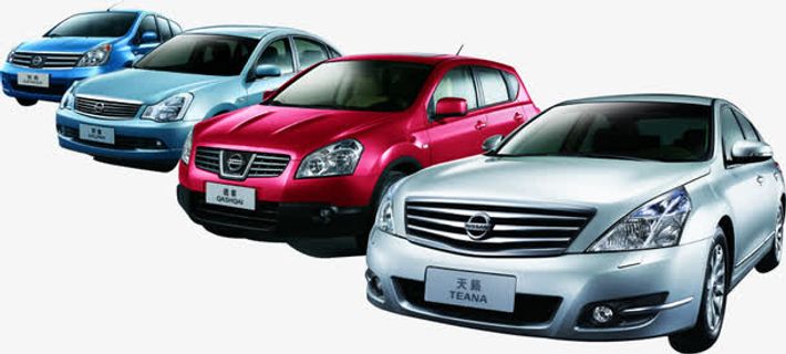 东风日产汽车桥车免抠