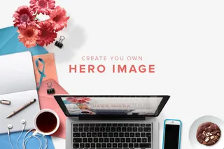 唯美清新桌面设计图案免抠