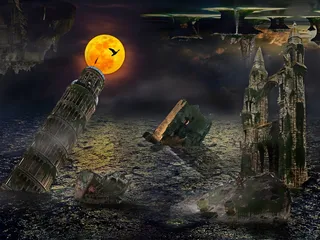 末日灾难世界背景高清