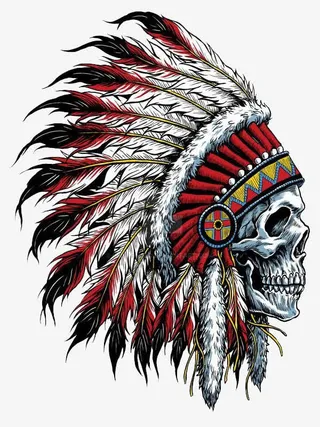 印第安骷髅免抠