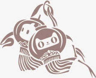 褐色灯笼天猫花纹卡通海报背景