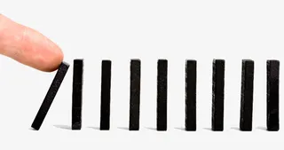 手推多米诺骨牌免抠