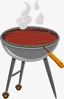灰色烧烤炉免抠
