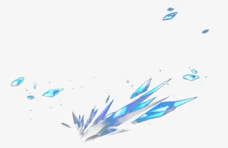 破碎的蓝色碎片手绘海报背景