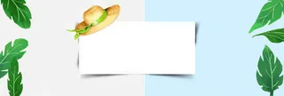 夏至处暑淘宝背景Banner高清