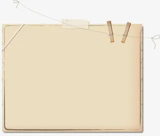 展板纸质边框免抠