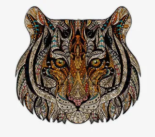 猛兽琉璃装饰品免抠