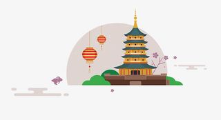 中国风元素免抠