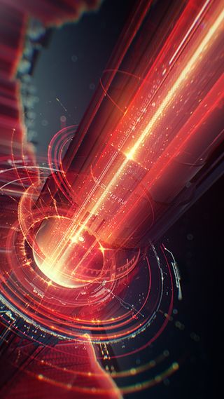 大气炫酷红色科技感H5背景高清