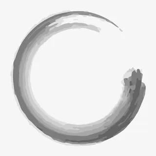 手绘中国风黑色水墨墨迹免抠