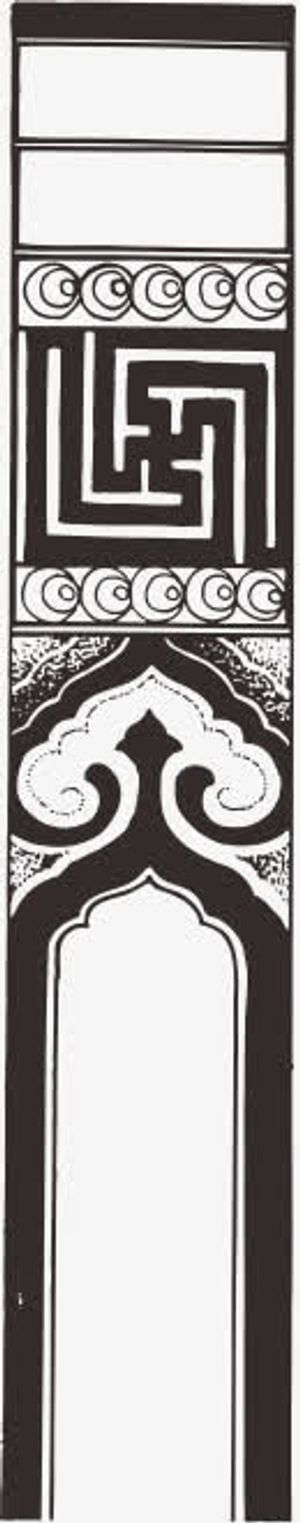 中国传统花纹免抠