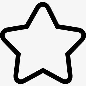 明星的轮廓五点图标免抠