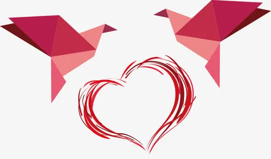 千纸鹤 纸鹤 彩色纸鹤免抠