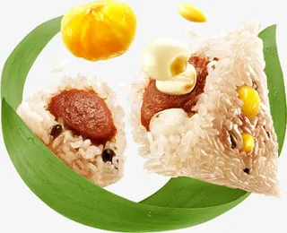 创意合成红枣粽子免抠