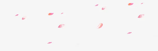 唯美飘落花瓣免抠