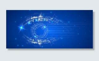 眼睛科技背景高清