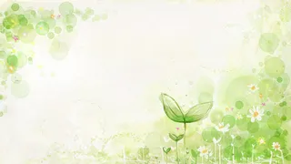 绿色小清新背景图片