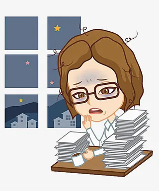 熬夜的女人免抠