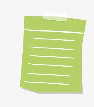 矢量日记纸张免抠