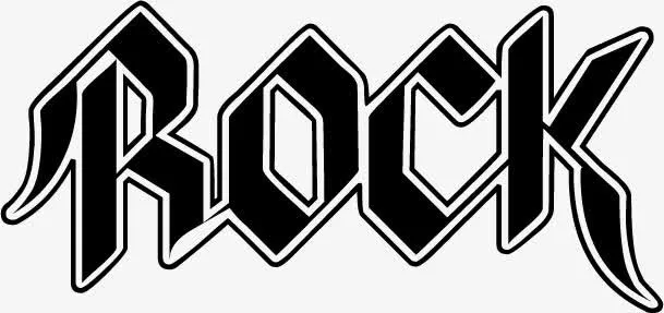 ROCK字体素材免抠