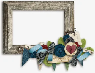 复古相册边框免抠