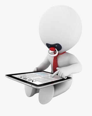 人物剪影人物卡通 小白人免抠